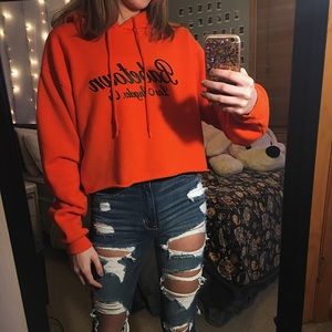 FINAL SALE Cropped Hoodie